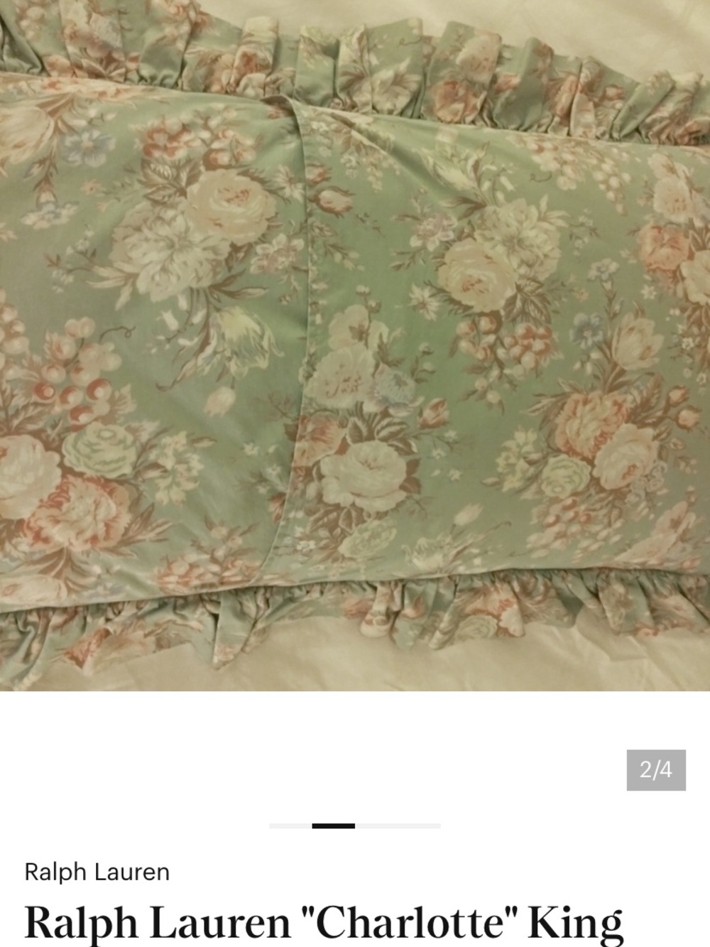 Ralph Lauren Charlotte King Sham